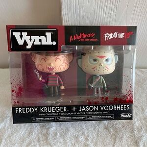 Freddy & Jason Vynl Figures Funko pop Nightmare on Elm street Friday the 13th